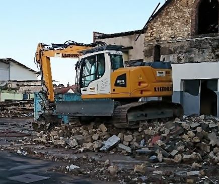 Démolition à Cernay dans le Haut-Rhin, à Belfort et Montbéliard Wittelsheim 1