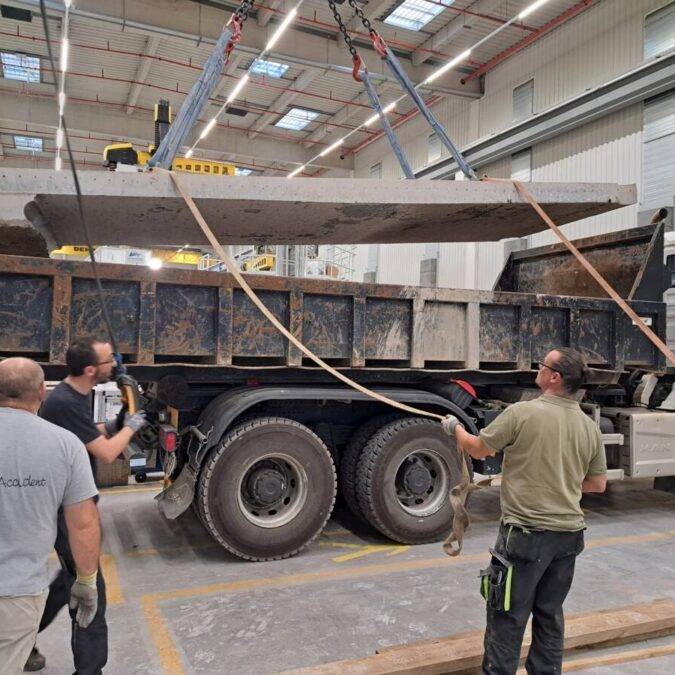 Travaux de Sciage de Dallage sur 400m² avec Évacuation par Blocs de 12 Tonnes Pièce à Cernay près de Vieux-Thann Wittenheim 8